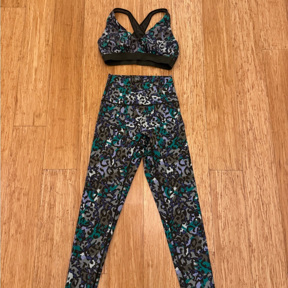Aerie Women's Camouflage Leggings - Black, Green, Gray